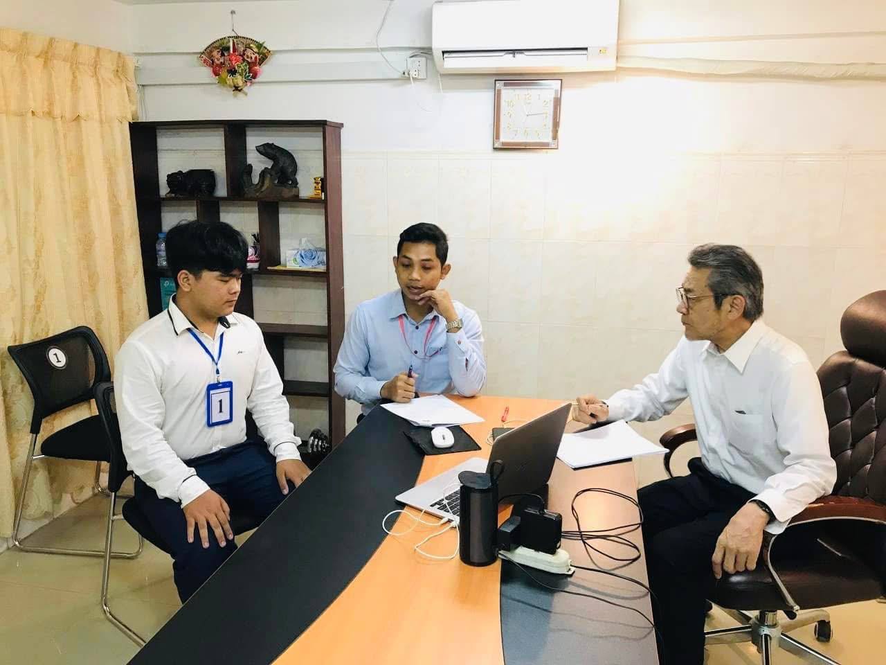 Client meeting and candidates interview