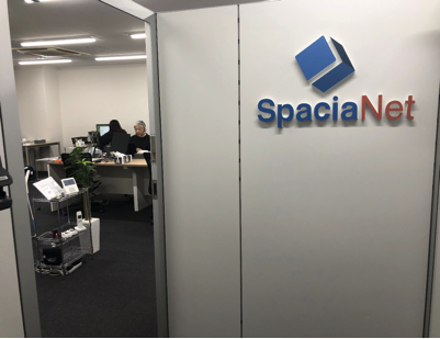 SpaciaNet Japan オフィスエントランス